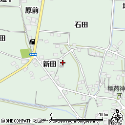 福島県福島市大笹生（新田）周辺の地図