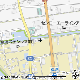 新潟日産自動車白根店周辺の地図