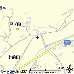 福島県伊達市保原町高成田前田周辺の地図