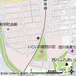 新潟県新潟市西蒲区川崎306周辺の地図