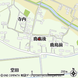 福島県相馬市馬場野鹿島後周辺の地図