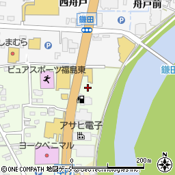 福島県福島市丸子広町周辺の地図