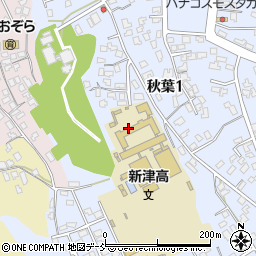新潟県立新津高等学校　体育準備室周辺の地図