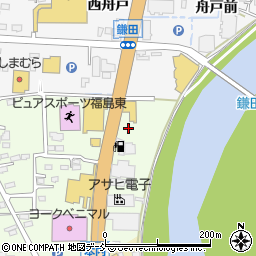 福島県福島市丸子（広町）周辺の地図