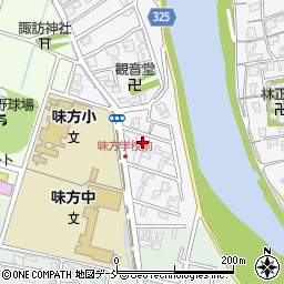 新潟県新潟市南区吉江376-1周辺の地図