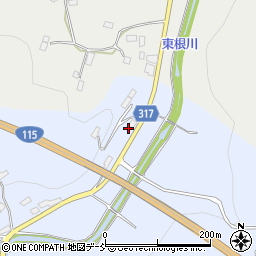 福島県伊達市保原町富沢沼ノ上周辺の地図