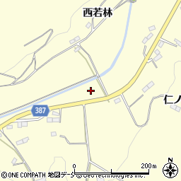 福島県伊達市保原町高成田下前田周辺の地図