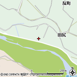 福島県福島市大笹生田尻周辺の地図