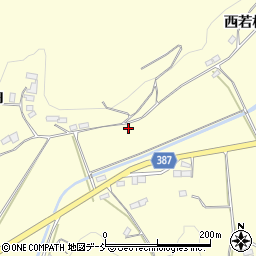 福島県伊達市保原町高成田（若林）周辺の地図