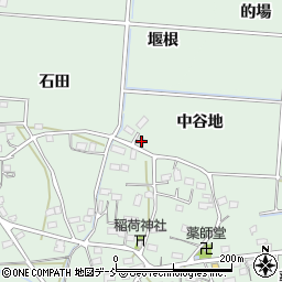 福島県福島市大笹生中谷地49周辺の地図