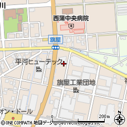オリックスレンタカー新潟西蒲店周辺の地図