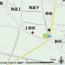 福島県福島市大笹生上新田32周辺の地図