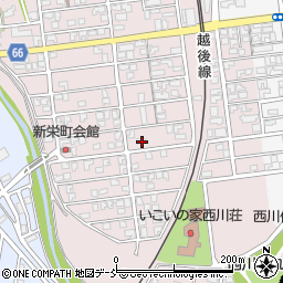 新潟県新潟市西蒲区川崎261周辺の地図
