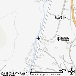 福島県伊達市保原町柱田中屋敷1周辺の地図