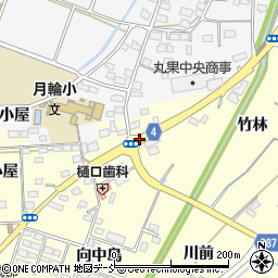向鎌田周辺の地図
