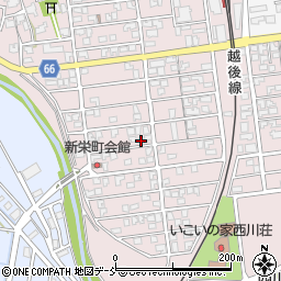 新潟県新潟市西蒲区川崎周辺の地図