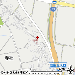 新潟県阿賀野市寺社甲-2501周辺の地図