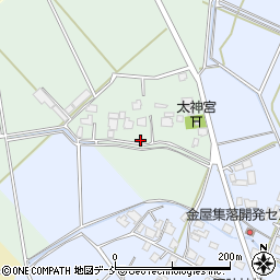 新潟県新潟市秋葉区東金沢12周辺の地図