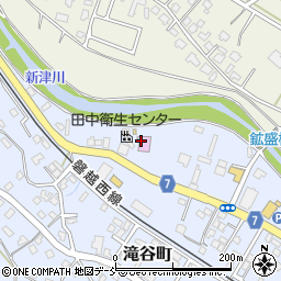 パチンコタキヤ新津店ホール周辺の地図