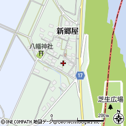 新潟県新潟市秋葉区新郷屋16周辺の地図