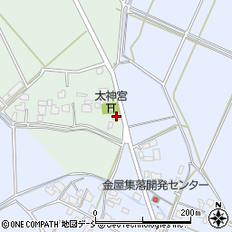 新潟県新潟市秋葉区東金沢18周辺の地図