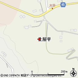 福島県伊達市霊山町中川土屋平4周辺の地図