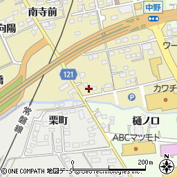福島県相馬市中野寺前394周辺の地図