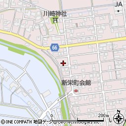 新潟県新潟市西蒲区川崎166周辺の地図