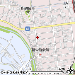 新潟県新潟市西蒲区川崎201周辺の地図
