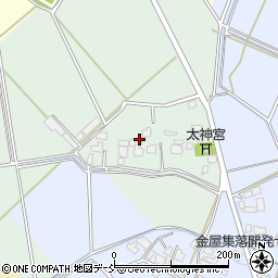 新潟県新潟市秋葉区東金沢11周辺の地図
