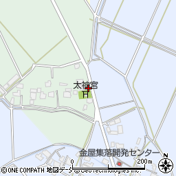 新潟県新潟市秋葉区東金沢20周辺の地図