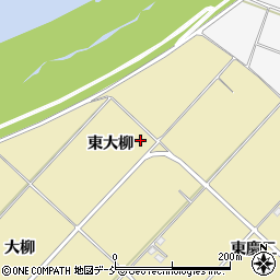福島県福島市本内東大柳周辺の地図