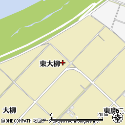 福島県福島市本内（東大柳）周辺の地図