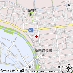 新潟県新潟市西蒲区川崎164周辺の地図