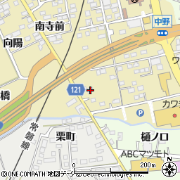 福島県相馬市中野寺前402周辺の地図