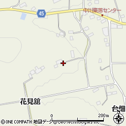 福島県伊達市霊山町中川（日向）周辺の地図