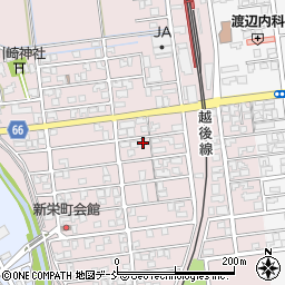 新潟県新潟市西蒲区川崎268-6周辺の地図