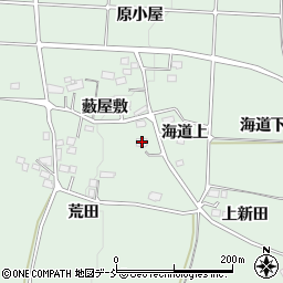 福島県福島市大笹生藪屋敷2周辺の地図