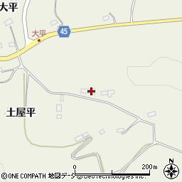 福島県伊達市霊山町中川中山周辺の地図