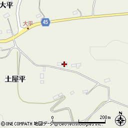 福島県伊達市霊山町中川（中山）周辺の地図