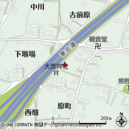 堰場・原町コミュニティセンター周辺の地図