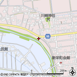 新潟県新潟市西蒲区川崎44-2周辺の地図