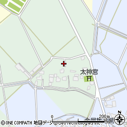 新潟県新潟市秋葉区東金沢25周辺の地図