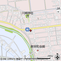 新潟県新潟市西蒲区川崎159-6周辺の地図