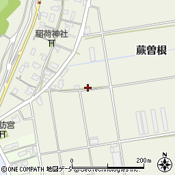 新潟県新潟市秋葉区蕨曽根257周辺の地図
