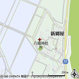 新潟県新潟市秋葉区新郷屋周辺の地図