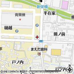 東邦銀行北福島支店周辺の地図
