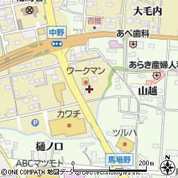 福島県相馬市中野寺前327周辺の地図