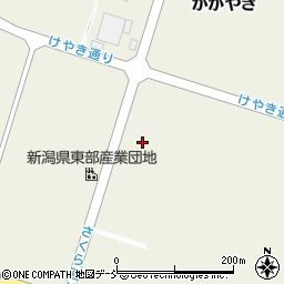 新潟県阿賀野市かがやき周辺の地図