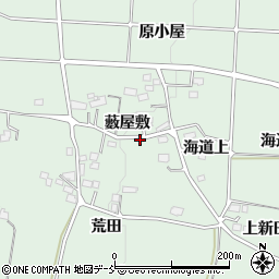 福島県福島市大笹生藪屋敷8周辺の地図